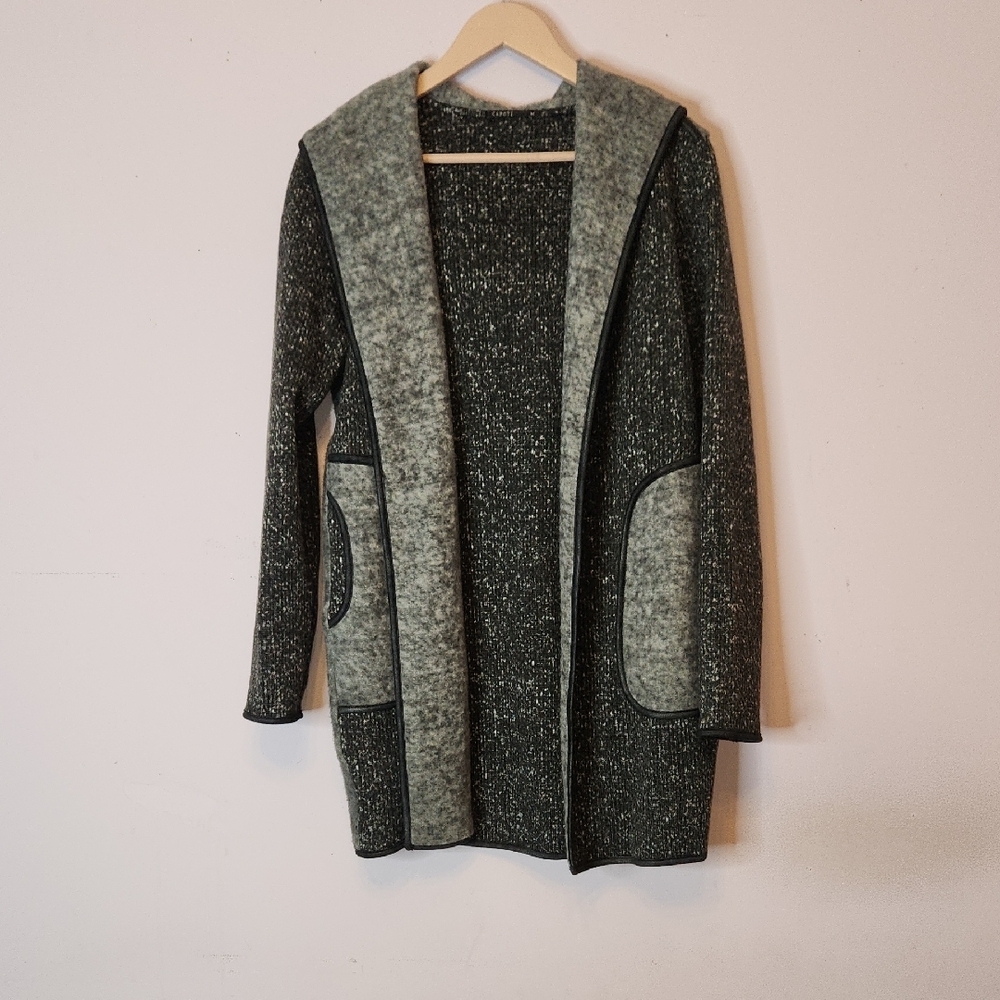 CAPOTE Riley Hooded Jacket Long Sleeve Tunic Length, size M - Picture 3 of 13